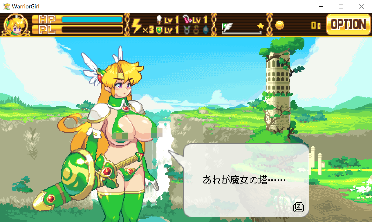 [PC生肉-ACT游戏] 【ACT/全动态/惊艳像素】精灵战士少女 V1.40 DL完整正式版[全内容]【760M/更新/全CV】