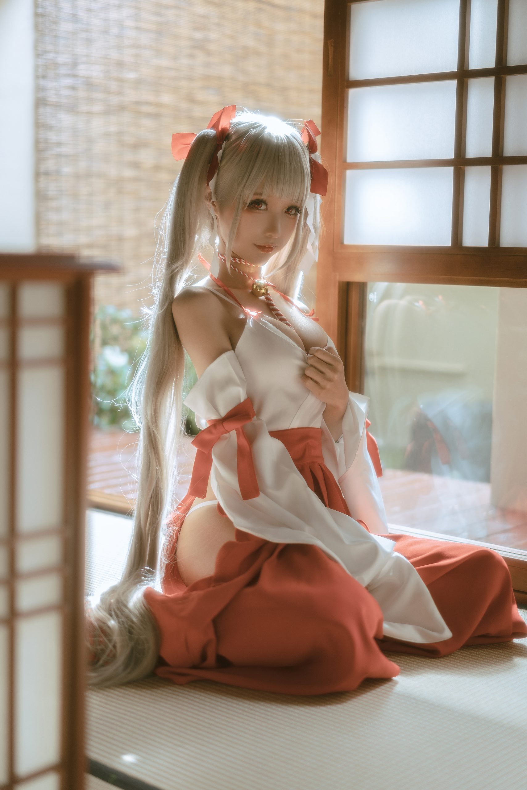 【R16写真】蠢沫沫 - 可畏 巫女 + 可畏 婚纱 + 可畏 绅士版【1.9G】