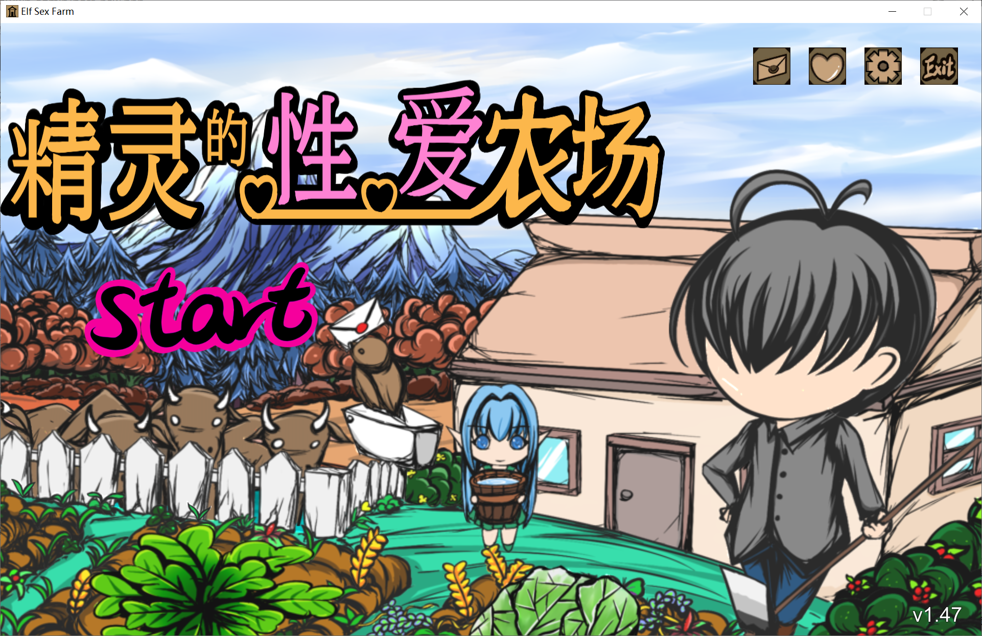[PC-SLG游戏] [SLG/官中/步兵/版本更新]（R18饥荒）精灵性爱农场 elf sex farm v1.47 官方中文步兵版（容量精简） [1.32G/BD]