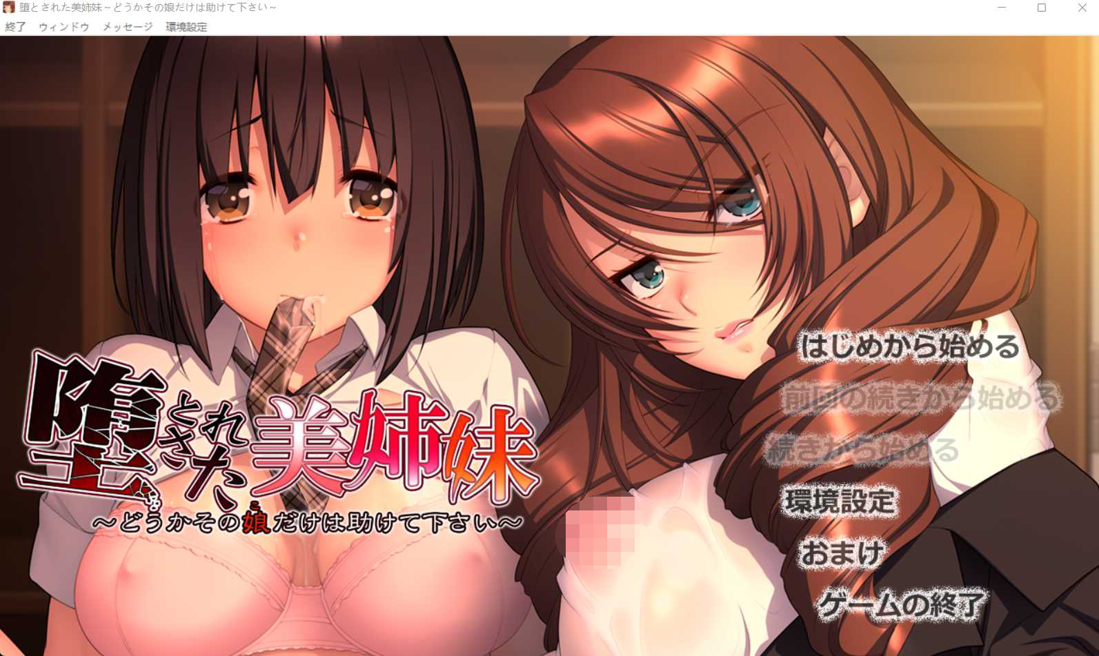 [PC-ADV游戏] 【拔作ADV/汉化/复仇NTR】堕落美姐妹～请救救那个女孩～/堕とされた美姉妹 ～どうかその娘だけは助けて下さい～AI汉化版+全CG存档【1.66G】