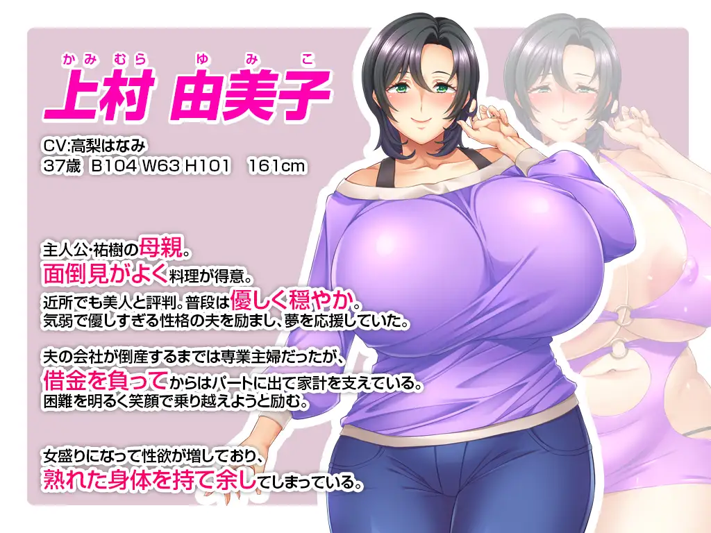 【PC-ADV游戏】母のオマンコにモザイクを掛ける僕~お母さんは借金奴隷~【机翻中文+全CG存檔】