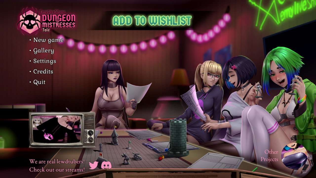 [PC-SLG游戏] 【SLG/官中/动态】艾米的直播秀：地牢与女主人传奇/EmyLiveShow: Dungeon & Mistresses Tale Steam官方中文版